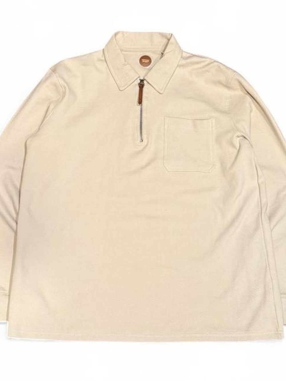 Common People Collared Quarter Zip Fleece Pullover Sweater